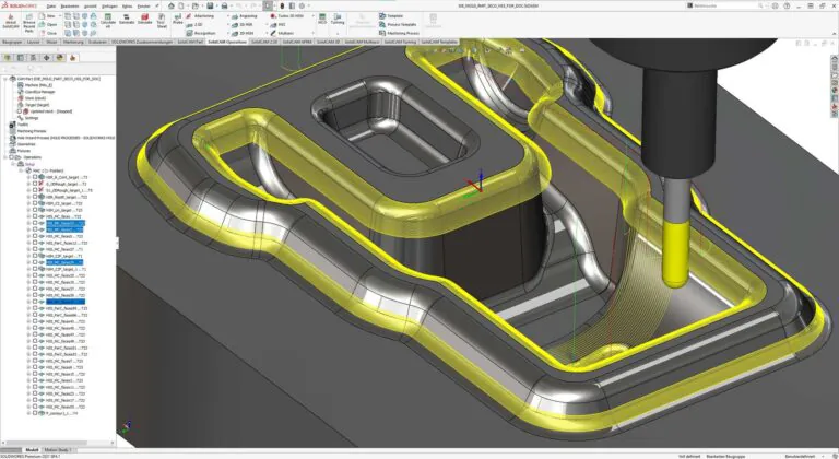 Acabado local HSS en superficies 3D